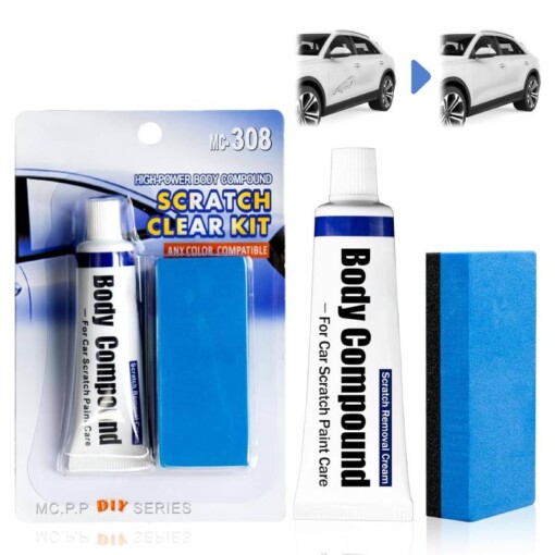 Pâte de ponçage polissage réparation d’éraflure peinture  de voiture 15g