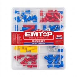 Alternative view of Jeu de 100 embouts de câble EMTOP EMTT1B01
