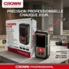 Télémètre Laser 70m Avec Anti-choc CROWN | CT44191