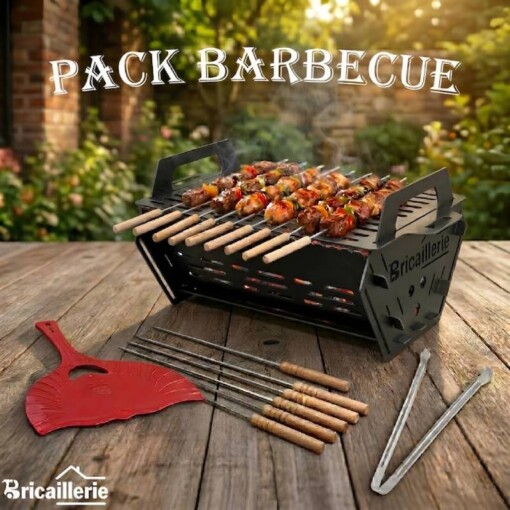 Pack Barbecue Bricaillerie 4PCS