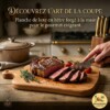 Planche à découper Luxe forgée à main au Bois d'Hêtre - Présentoir Plats