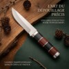 Couteau Trancheur à dépecer Coloré 8cm