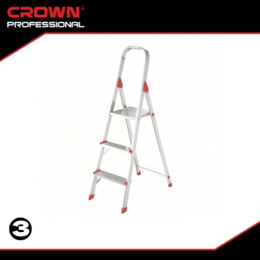 Escabeau en Aluminium 3 Marches CROWN