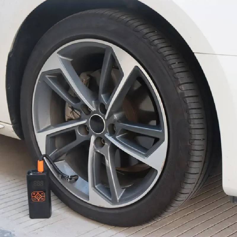 Mini Compresseur Gonfleur d'Air pour Pneus Véhicule Vélos Rechargeable 150PSI – Image 2