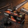 Charbon Compressé Naturel Dragon Flame — Performance & Longue Durée (24 Pcs)