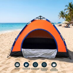Alternative view of Tente automatique de camping 5 personnes