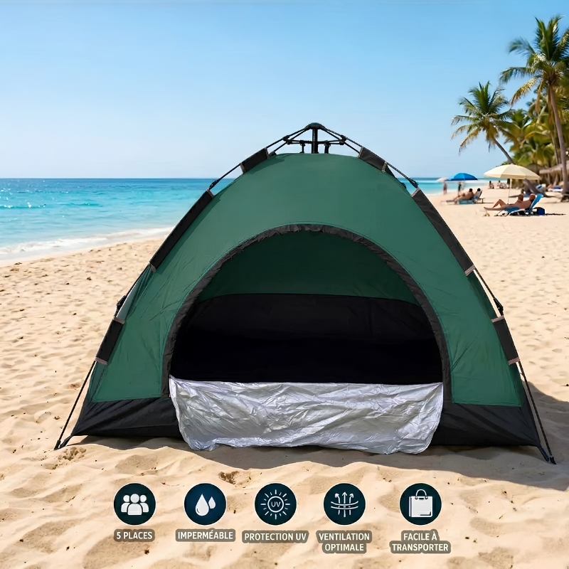 Tente automatique de camping 5 personnes – Image 3