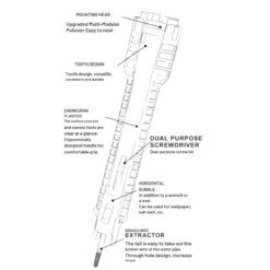 Clé a tube d’installation de robinet et d’évier FONTOR – Image 4