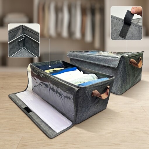Boite De Rangement pliable fermeture scratch (squelette)