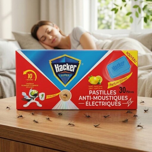 Pastilles Pour Appareil Anti-moustique 30PCS HACKER CITRON