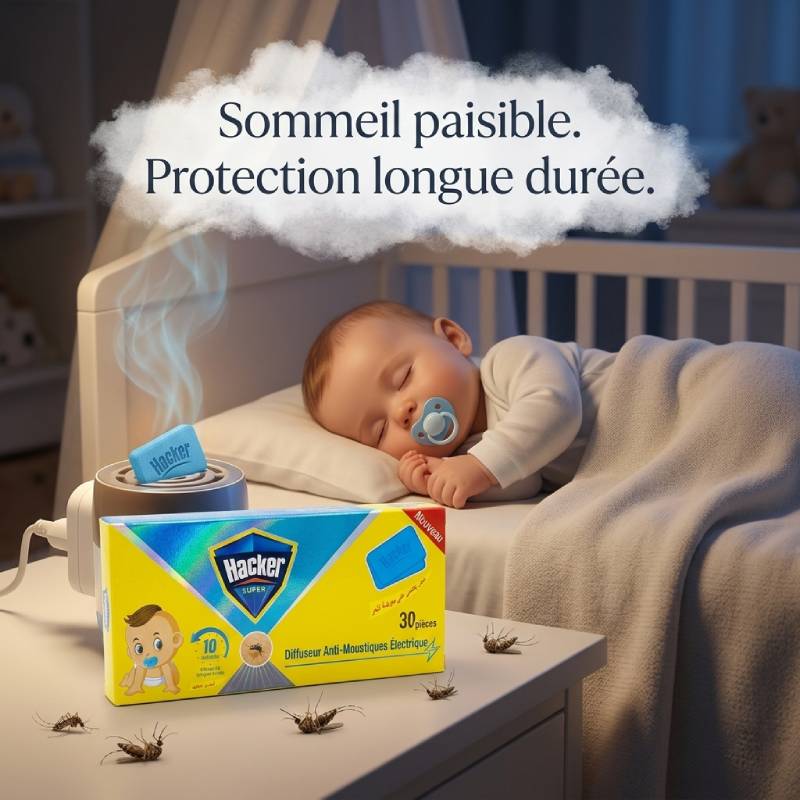 Pastilles Bébé Pour Appareil Anti-moustique 30PCS HACKER