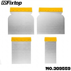 Jeu de raclettes de Tôlier Plâtre BA13 4PCS FIXTOP 92604
