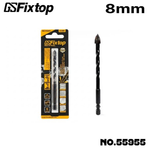 Mèche pour verre et céramique 8mm 55955 FIXTOP
