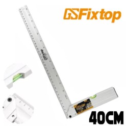 Equerre avec Niveau à Bulle 40cm 11945 FIXTOP