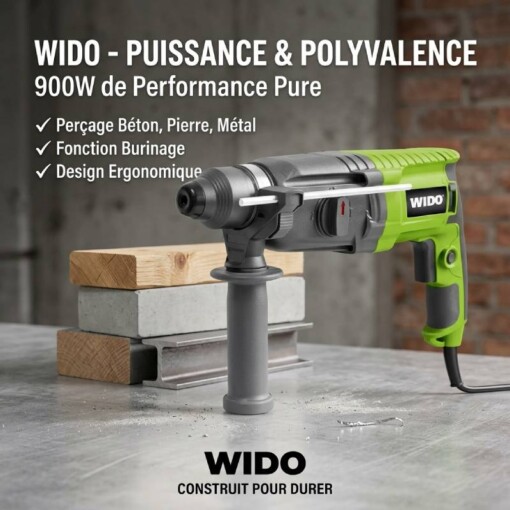 Marteau Perforateur WIDO 26mm 900W