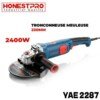 Meuleuse d'Angle 230mm 2400W HONESTPRO YAE2287
