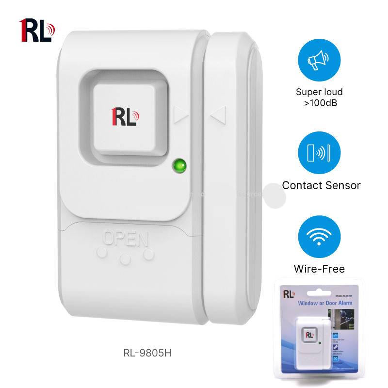 Serrure Alarme magnétique de fenêtre ou de porte Système de sécurité à domicile sans fil 110dB