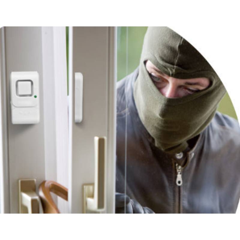 Serrure Alarme magnétique de fenêtre ou de porte Système de sécurité à domicile sans fil 110dB – Image 2