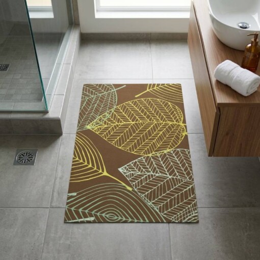 Tapis salle de bain antidérapant absorbant LYNA 60x40 cm