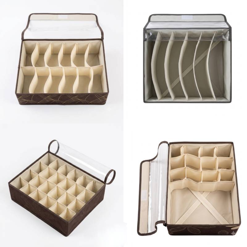 Rangement Organisateur sous-vêtements 4PCS avec Couvert Transparent 70-202 – Image 2