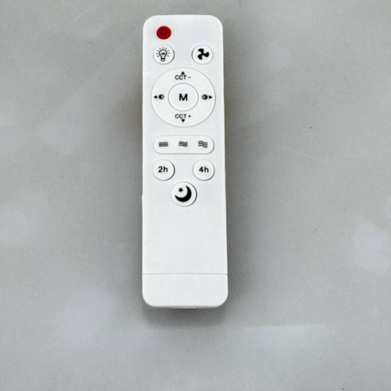 Lampe ventilateur 60W Télécommandé à 3 Lames rétractables 3867-C – Image 3