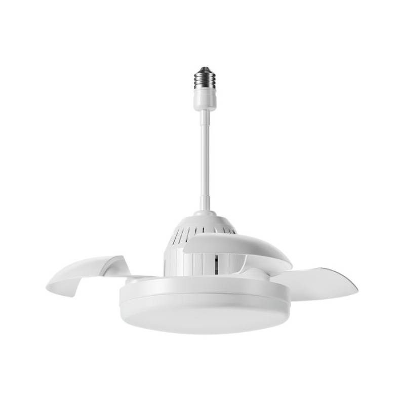 Lampe ventilateur 60W Télécommandé à 3 Lames rétractables 3867-C – Image 6