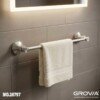 Porte Serviette Simple en Aluminium GROVIA 26797
