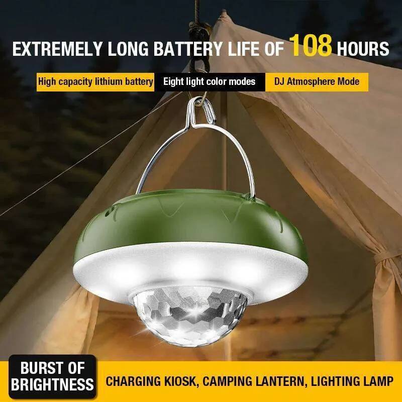 Lampe de camping LED Atmosphérique RGB Rechargeable pour Camping – Image 8