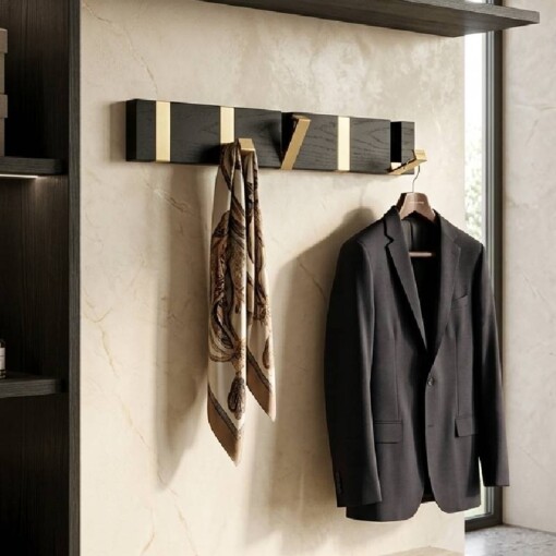 Porte Manteau Piano Métallique Elégant 5T
