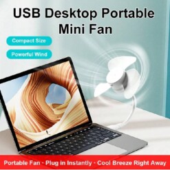 Alternative view of Mini Ventilateur USB Flexible à 3 Pales