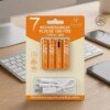 Piles rechargeable AAA Type-C 220mAh 4PCS