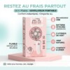 Mini Ventilateur Portable Pliable à 3 Vitesses