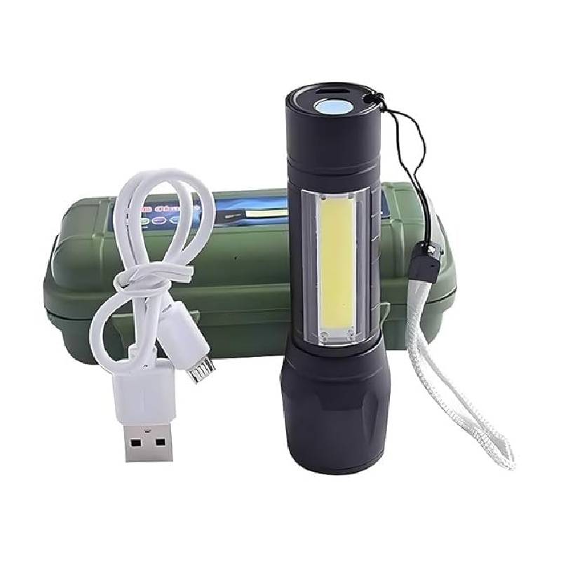 Mini Lampe de poche Rechargeable avec LED Ultra Lumineuse en Aluminium – Image 5