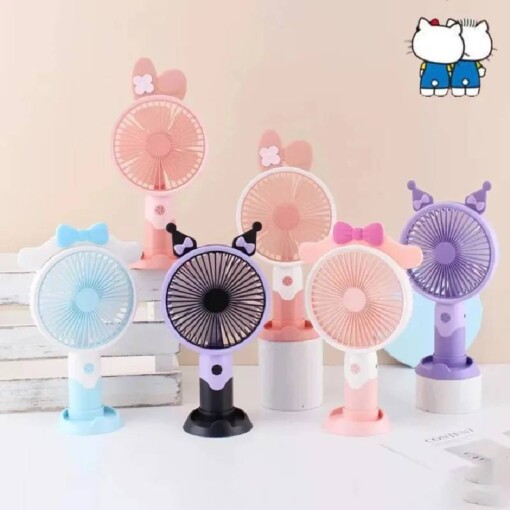 Mini Ventilateur Portable Rechargeable Avec Support