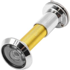 Oeil de boeuf Chromé pour Portes