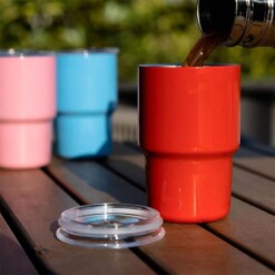 Gobelet Thermo à café et boissons chauds portable en acier inoxydable 85 ml