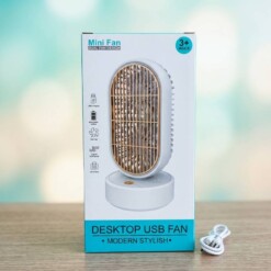 Alternative view of Mini Ventilateur Bureau Rechargeable à 3 Vitesses