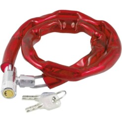 Alternative view of Serrure Cadenas de sécurité à chaîne en métal Antivol Moto Vélo 80cm