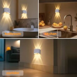 Alternative view of Applique Mural LED Rechargeable avec Détecteur de Mouvement