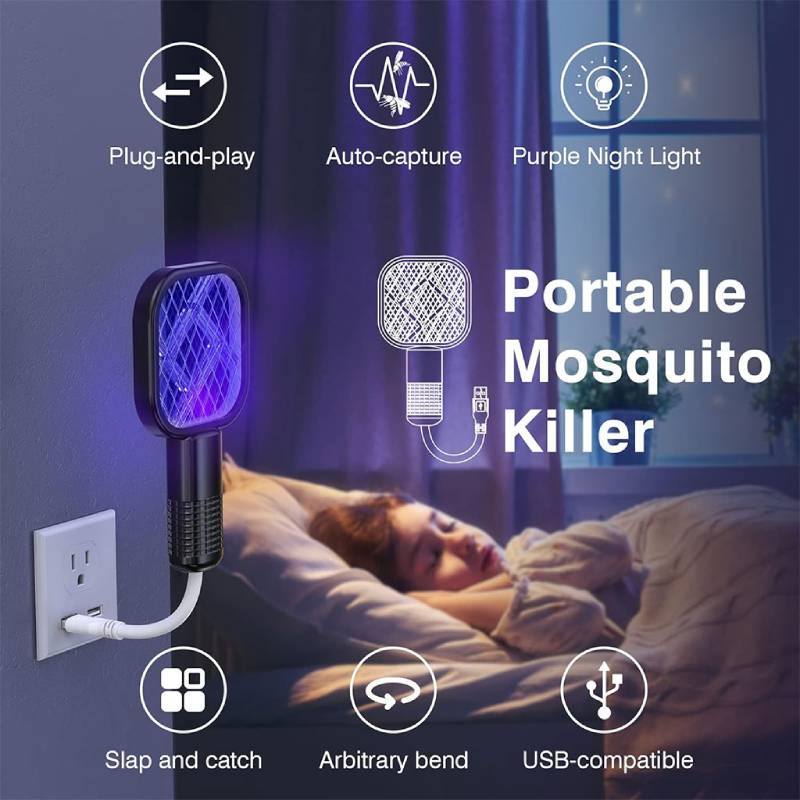 Mini Raquette Anti-moustique UV USB – Image 10