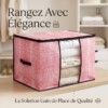 Sac Mallette de Rangement en Tissu 60x40x40 cm