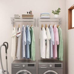 Alternative view of Sèche Linge Accordéon Télescopique en Aluminium
