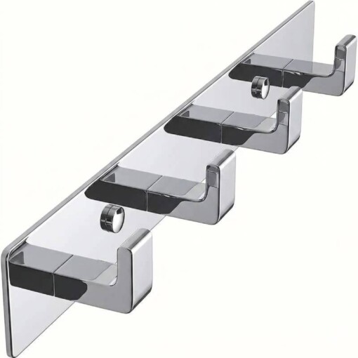 Porte Manteau Métallique Chromé 4T