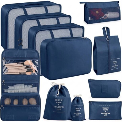 Set de rangement valise Pour Voyage 11 PCS