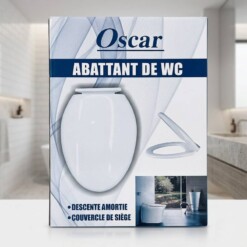 Abattant de WC à Fermeture Amortie Silencieuse OSCAR