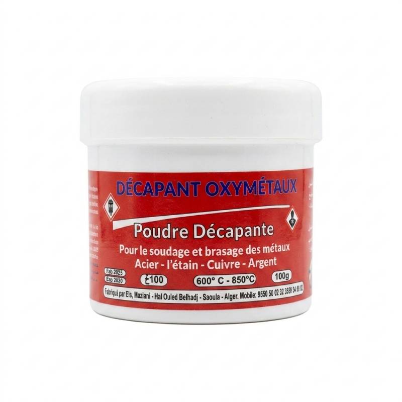 Décapant oxymetaux en Poudre pour Soudage et Brasage 100Gr