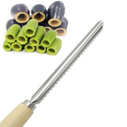 Alternative view of Vide Pomme Extracteur de noyau en Inox Manche Bois