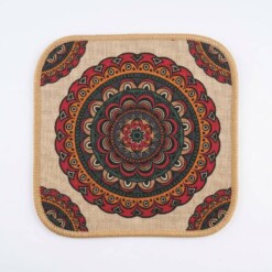 Alternative view of Tapis de table Dessous de Plat carré décoratif 2PCS FIRLA