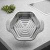 Casserole Porte légumes Hexagonale en Inox 4.5L