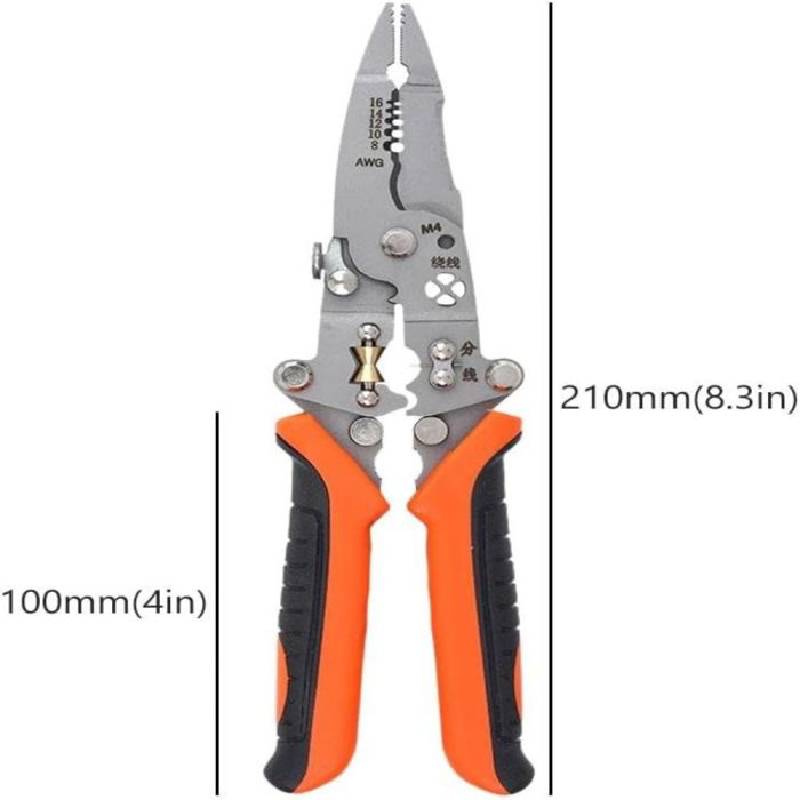 Pince à dénuder Electricien Pliable Multifonction 12en1 – Image 8
